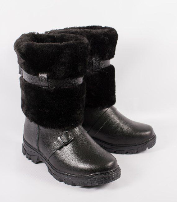 Men's high boots, short, with molded soles