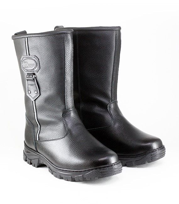 Men's boots Siberia, black, molded sole