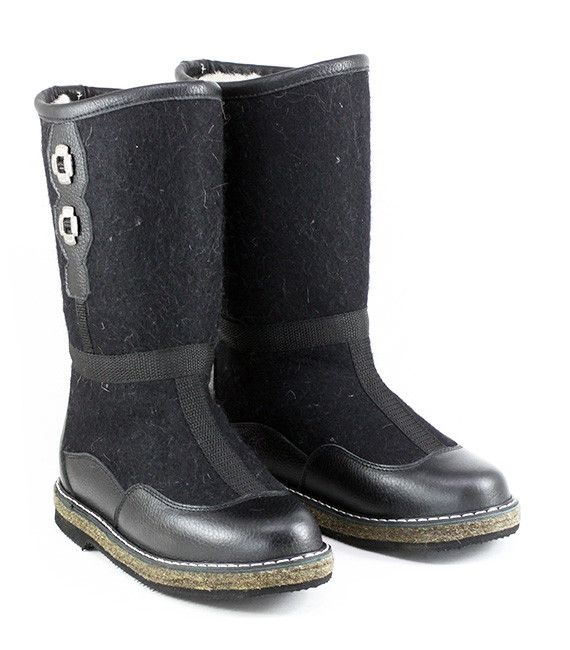 Women's felt boots “Uralochka”, black