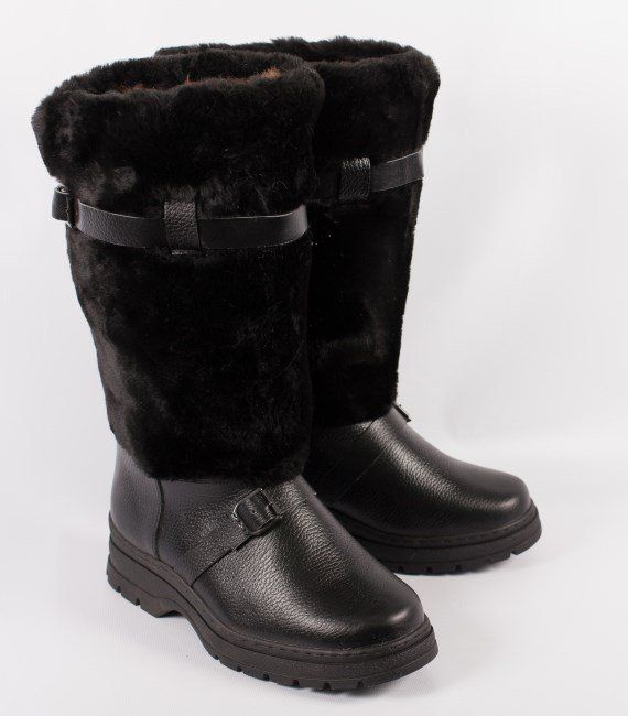 Men's high boots with molded soles